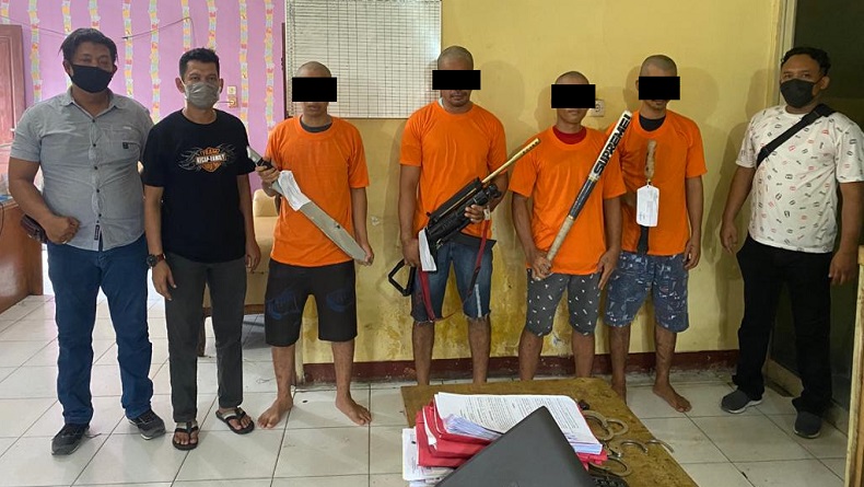 4 Pelaku Pengeroyokan Pemuda Deliserdang hingga Tewas di Kedai Tuak Ditangkap 