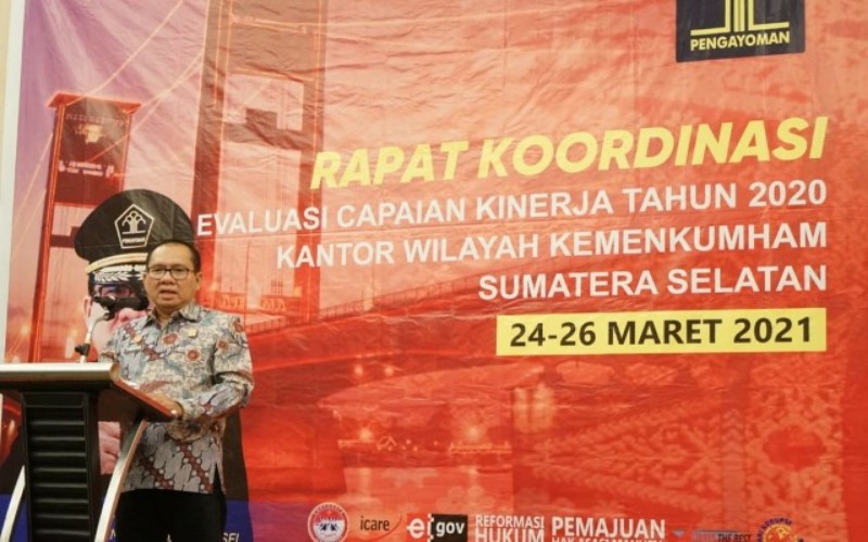 3 Satker Kemenkumham di Sumsel Predikat Terbaik 2020