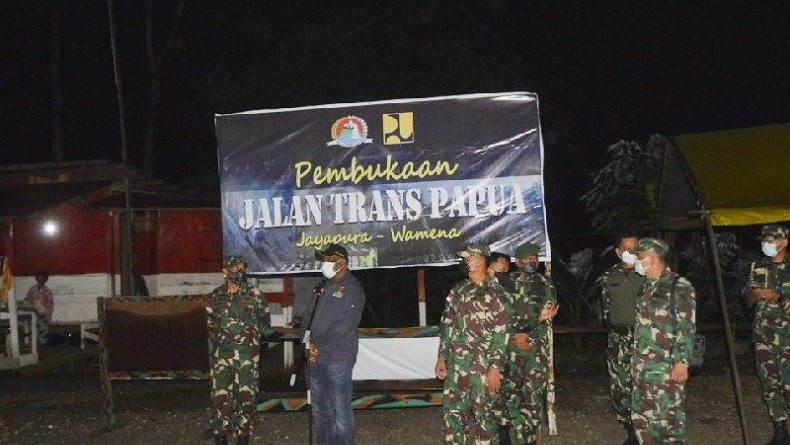 Dikawal Prajurit TNI, Jalan Trans Papua Jayapura-Wamena Dibuka Sementara