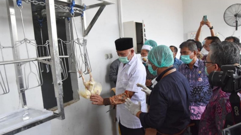 Padang Punya Rumah Pemotongan Hewan, Bisa Potong 1.500 Unggas per Jam