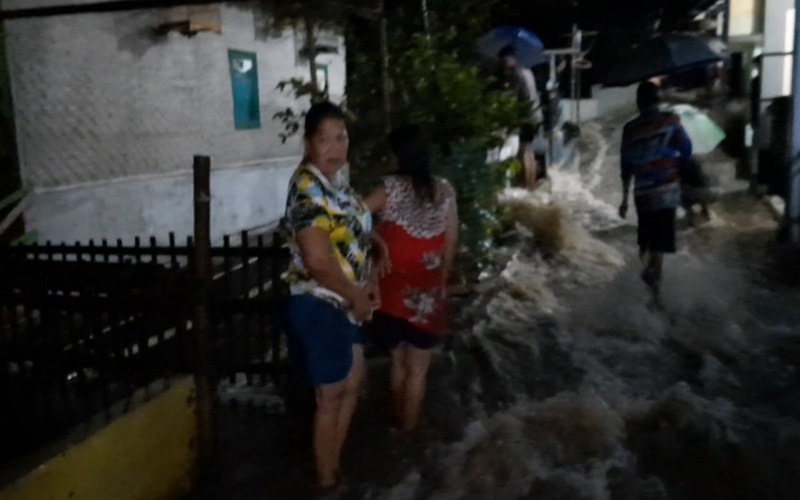 Anak Sungai Citanduy Meluap, Banjir Rendam Permukiman Warga di Tasikmalaya