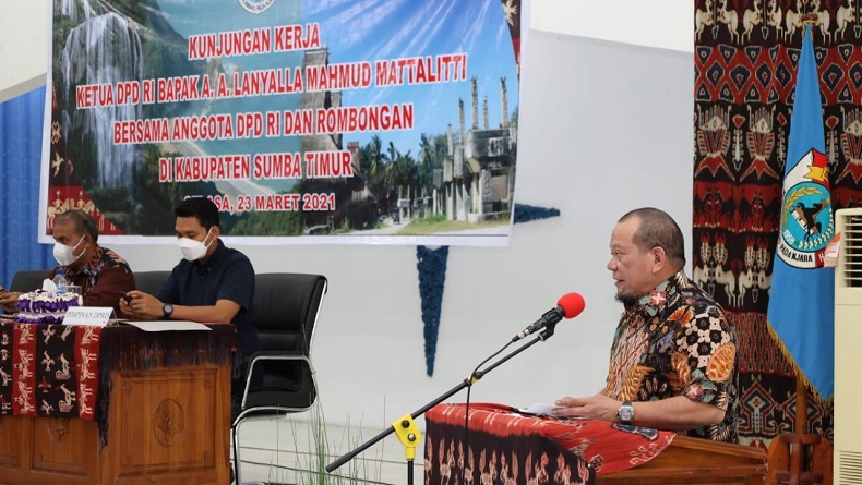 Ketua DPD Imbau Bupati Piawai Kelola APBD sesuai Skala Prioritas