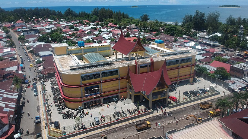 Tahan Gempa, Ini Penampakan Pasar Rakyat Pariaman setelah Direvitalisasi - Bagian 1