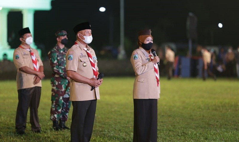 Gubernur Khofifah: Persemi Terobosan Kemah New Normal Pertama di Indonesia