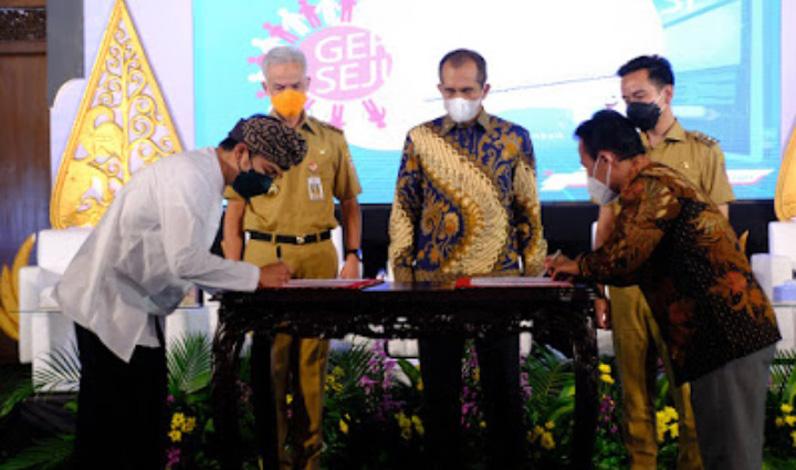 Ganjar Ajak Masyarakat Cerdas dan Bijak Bermedia dengan Literasi