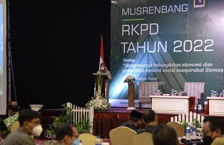 RKPD 2022, Kabupaten Sleman Fokus Percepatan Pemulihan Ekonomi