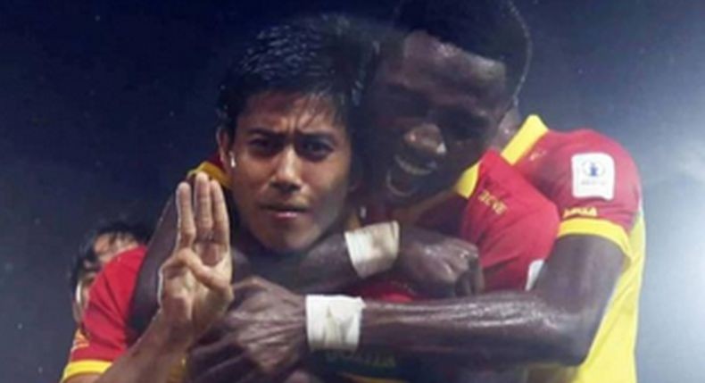 Pemain Sepak Bola Myanmar Dihukum karena Selebrasi 3 Jari ala Demonstran di Liga Malaysia