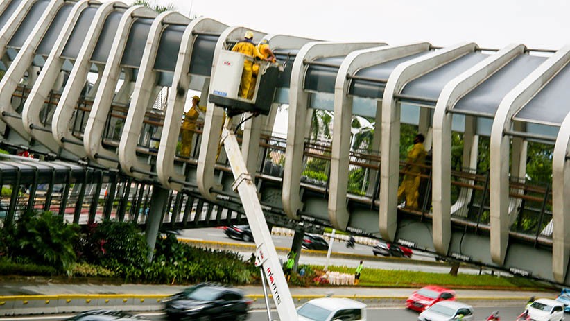 Merawat JPO Instagramable di Jalan Jenderal Sudirman Jakarta - Bagian 1
