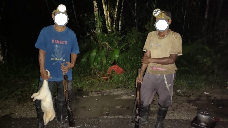 2 Pemburu Liar di TN Manusela Maluku Ditangkap, Petugas Sita Senapan Angin