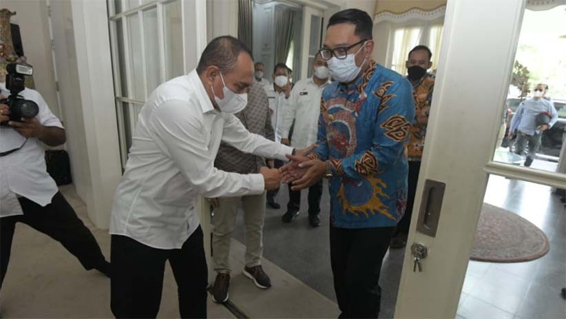Gubernur Ridwan Kamil Bertemu Gubernur Edi Rahmayadi - Bagian 3