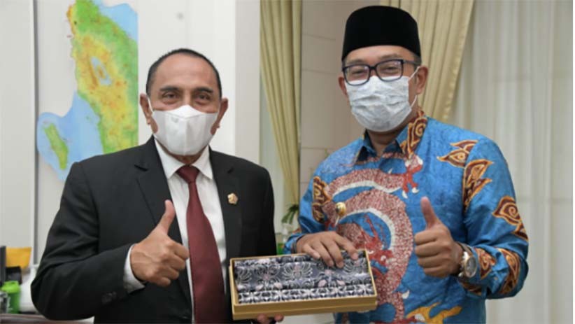 Gubernur Ridwan Kamil Bertemu Gubernur Edi Rahmayadi - Bagian 1