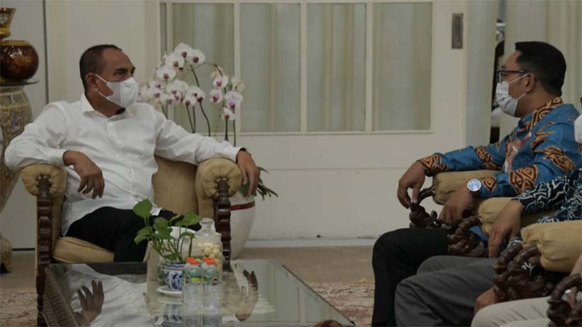 Gubernur Ridwan Kamil Bertemu Gubernur Edi Rahmayadi - Bagian 4