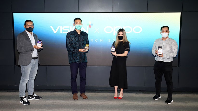 Vision+ Kolaborasi dengan OPPO Hadirkan Konten Menarik dan Berkualitas,  - Bagian 1
