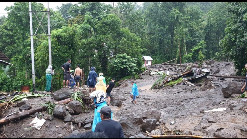Hujan Terus Mengguyur, BPBD Sangihe Ingatkan Warga Waspada Bencana Alam