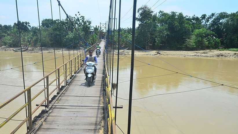 Jembatan Gantung Jadi Jalan Alternatif Menghubungkan Grobogan dan Kudus - Bagian 2