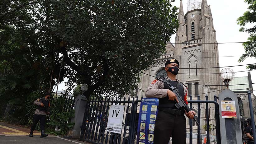 Pengamanan Gereja Katedral Diperketat Jelang Paskah - Bagian 2