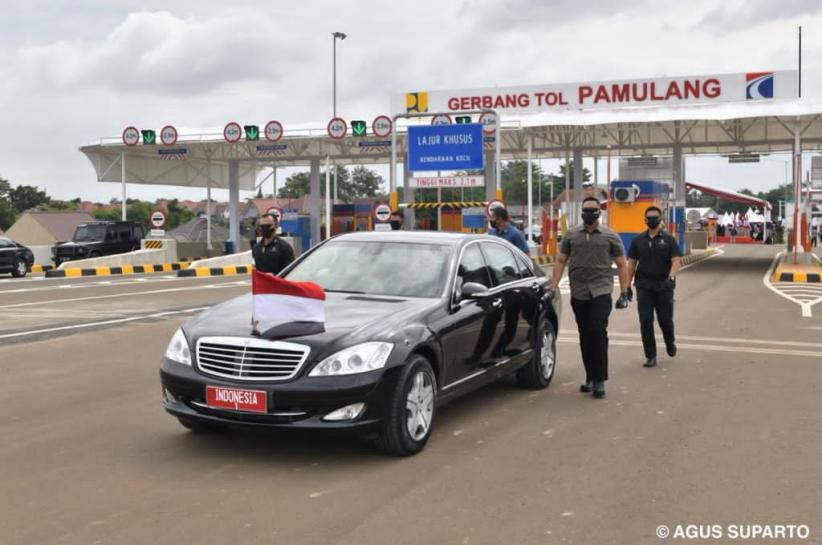 Presiden Jokowi Resmikan Tol Serpong-Pamulang Sepanjang 10,1 Kilometer - Bagian 3