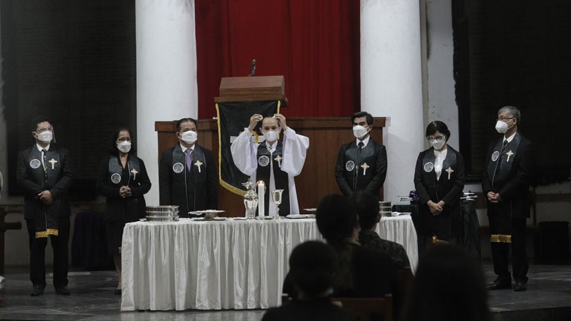 Ibadah Jumat Agung di Gereja Immanuel Berlangsung Khidmat - Bagian 1