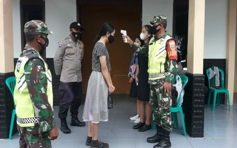 Jelang Perayaan Paskah, TNI - Polri Jaga Ketat 10 Gereja di Palembang