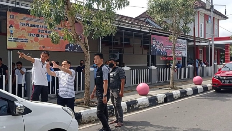 Duarr! Ledakan Kuat Terjadi di Depan Mapolres Pangkalpinang