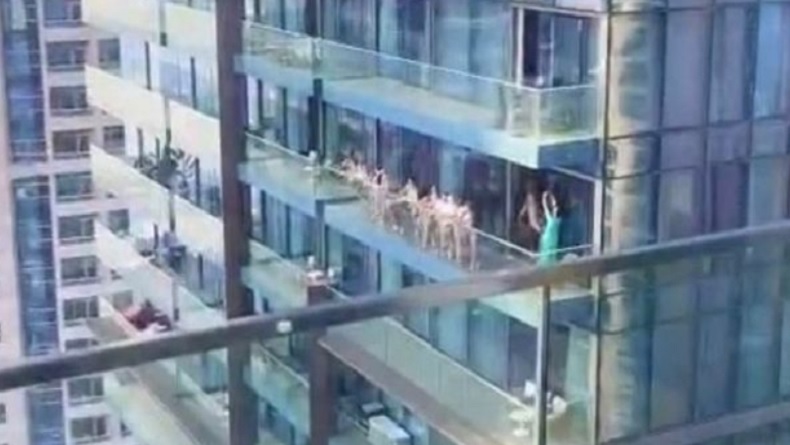 Terungkap, Belasan Perempuan Pose Telanjang di Gedung UEA Ternyata Model Eropa