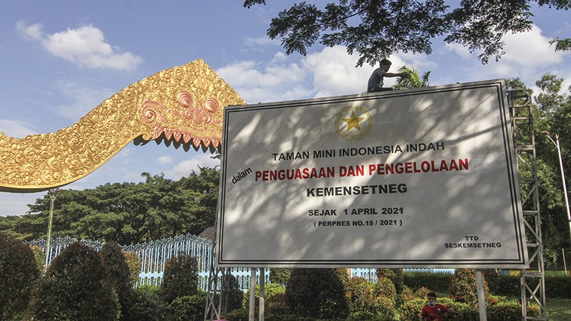 Diambil Alih Pemerintah, Begini Suasana TMII - Bagian 3