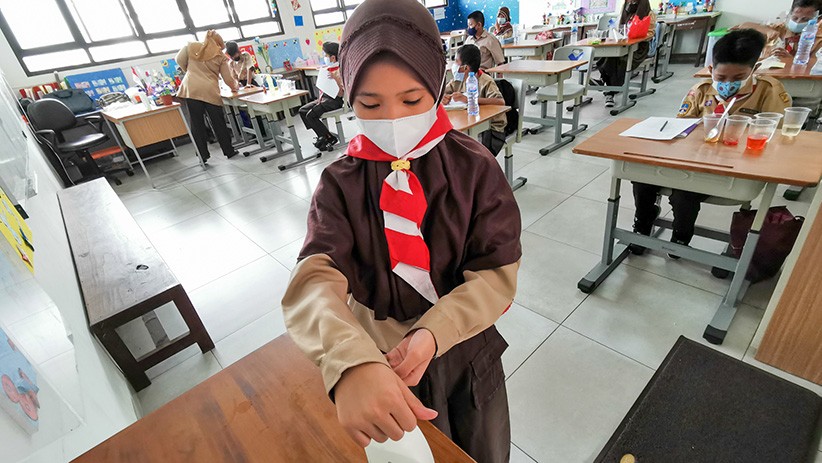 Suasana Pembelajaran Tatap Muka Hari Pertama di Jakarta - Bagian 2