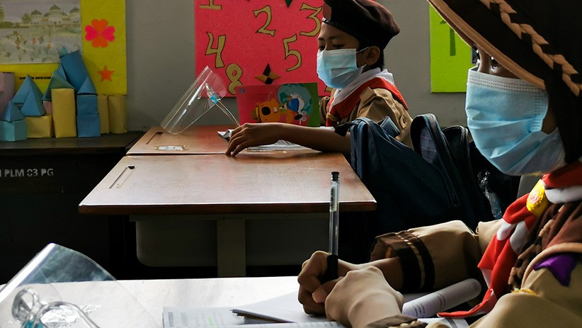 Suasana Pembelajaran Tatap Muka Hari Pertama di Jakarta - Bagian 4