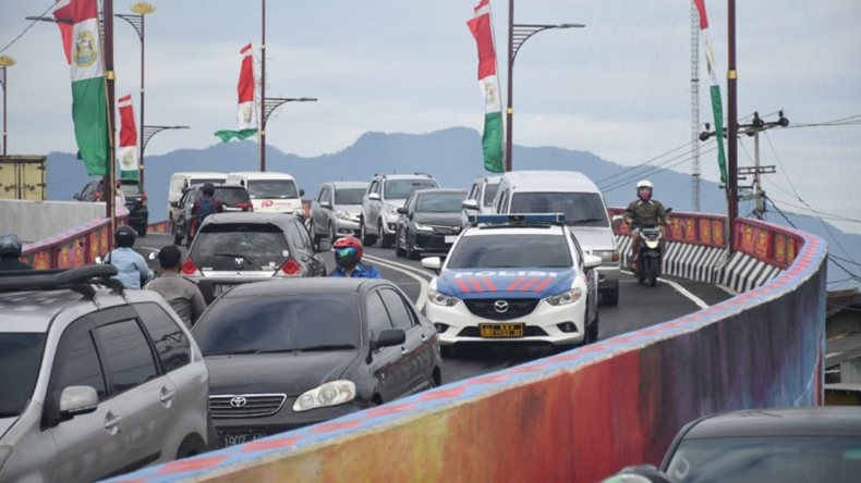 Diresmikan Wali Kota Eva, Lampung Akhirnya Punya Jalan Layang ke-11