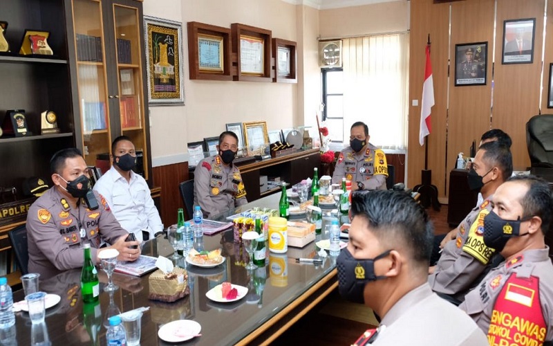 Kapolda Kalsel Cek Kesiapan Polresta Banjarmasin Jelang PSU