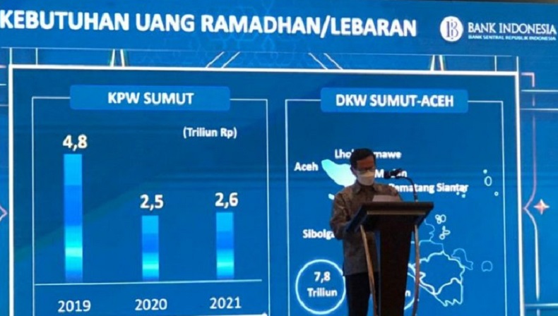 Bank Indonesia Prediksi Kebutuhan Uang di Sumut selama Ramadan Rp2,6 Triliun