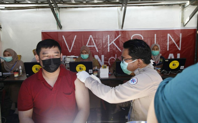 Ratusan Anggota FKUB Sumsel Mulai Jalani Vaksinasi
