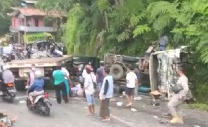  Kecelakaan Maut di Purworejo,  1 Tewas Belasan Luka-Luka