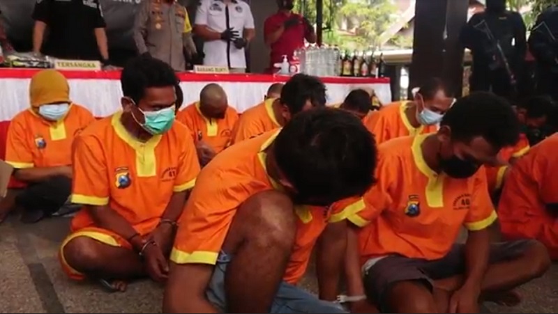 Jelang Ramadan, Polres Lamongan Tangkap 280 Pelaku Kejahatan 