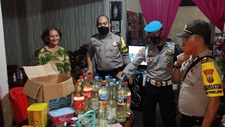 Operasi Pekat Jelang Ramadan, 21 Botol Miras Diamankan Polsek Pineleng