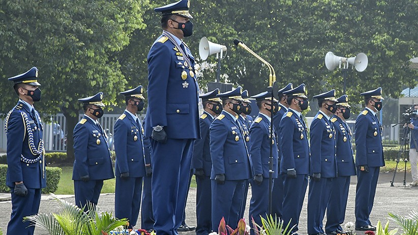 KSAU Pimpin Upacara HUT ke-75 TNI AU yang Digelar Sederhana - Bagian 3