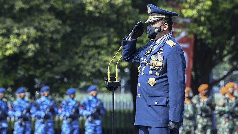 KSAU Pimpin Upacara HUT ke-75 TNI AU yang Digelar Sederhana - Bagian 2