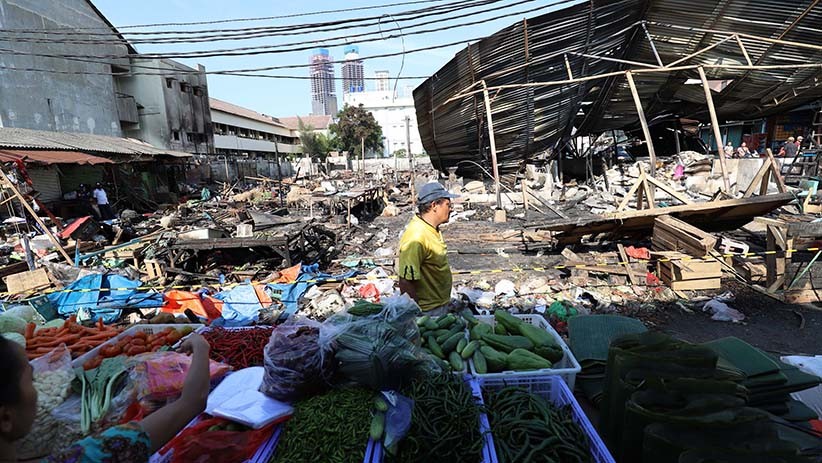 Begini Suasana Pasar Kambing Tanah Abang Pascakebakaran - Bagian 2