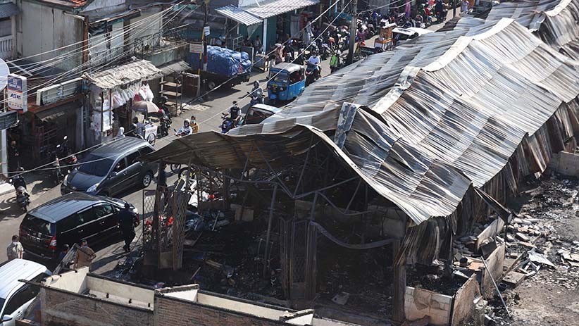 Begini Suasana Pasar Kambing Tanah Abang Pascakebakaran - Bagian 5