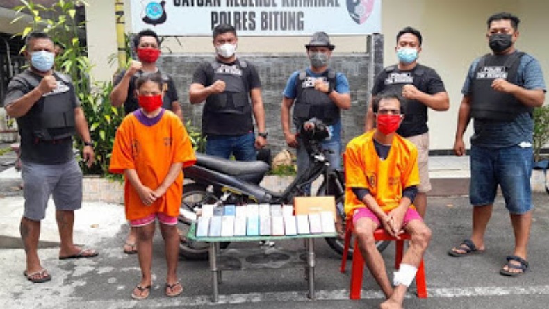 Polisi Tangkap 2 Pencuri Handphone, Pelaku Dilumpuhkan di Kaki