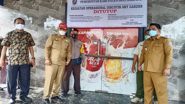 Langgar Perbup, Diskotik Sky Garden Deliserdang Ditutup 