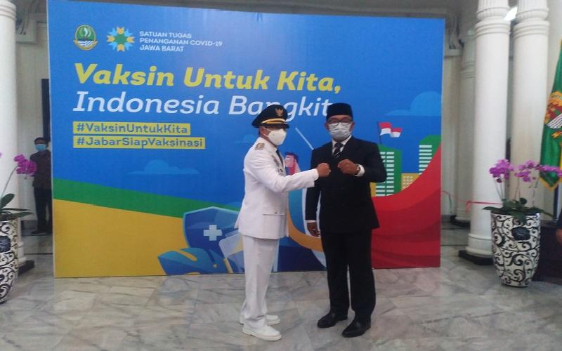 Lantik Dedi Taufik sebagai Penjabat Bupati Bandung, Ridwan Kamil Titip Pesan Ini