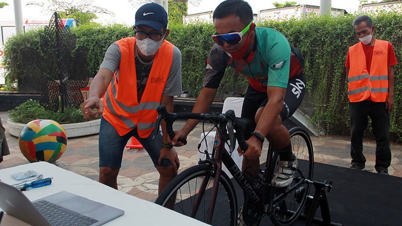 Kompetisi Balap Sepeda dan Lari Secara Virtual di Bandara Soetta - Bagian 2