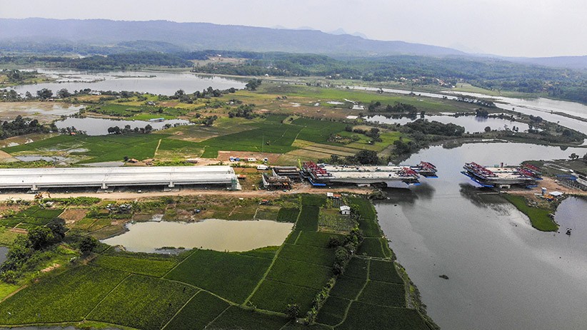 Progres Pembangunan Jalan Tol Jakarta-Cikampek II Selatan - Bagian 2