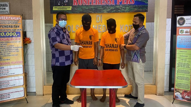 Kantongi Sabu, 2 Pria Ditangkap Polisi di Medan