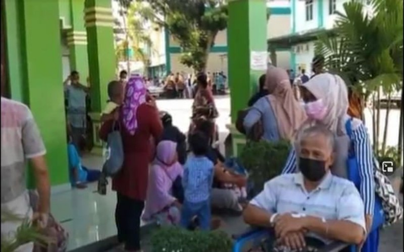 Ledakan di RSUD Sekayu, 2 Pekerja Terluka Pasien Panik