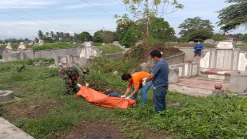 Mayat Pemuda Masih Pakai Masker Ditemukan Membusuk di Kuburan China Deliserdang