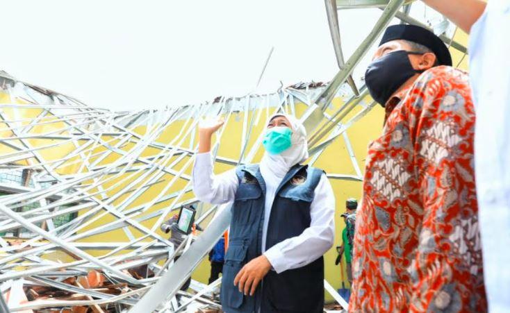 Gempa Malang, Khofifah: Pendataan Rumah Rusak Harus Tuntas Sepekan 