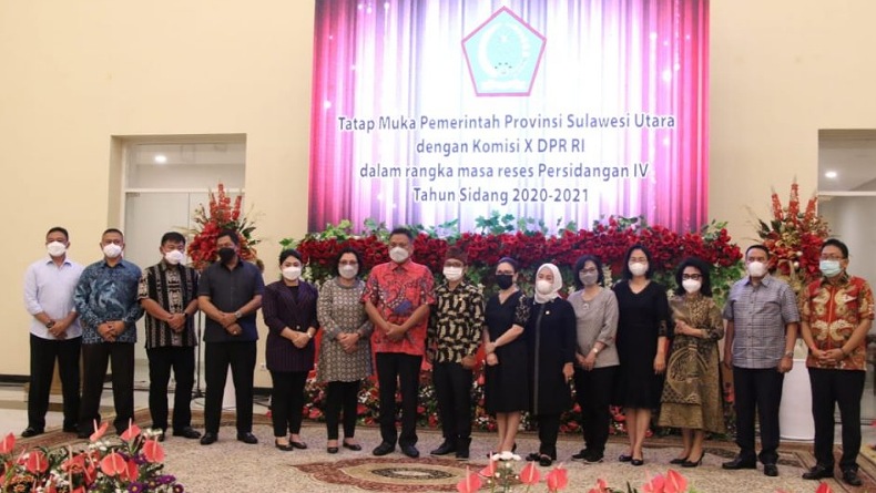 Optimalkan Sektor Pendidikan di Sulut, Gubernur Olly Minta Dukungan Komisi X DPR