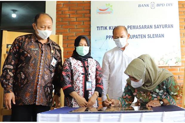  Permudah Penjualan, Sleman Bangun Bangsal Titik Kumpul Sayur 
